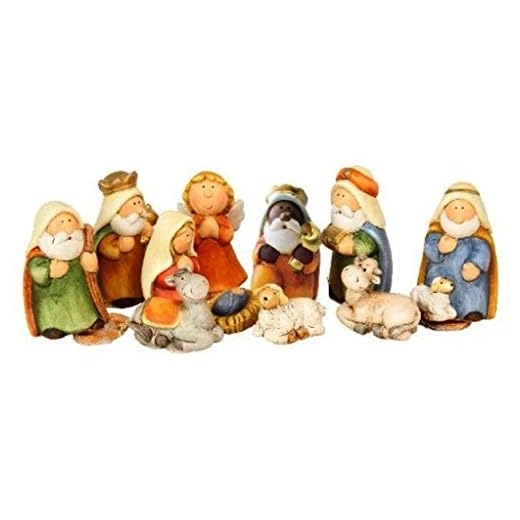 Timtina Juego de figuras de belén (11 piezas)