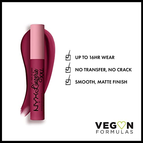 NYX PROFESSIONAL MAKEUP Lip Lingerie XXL Matte Liquid Lipstick - Xxtended (Berry Pink) - image 2