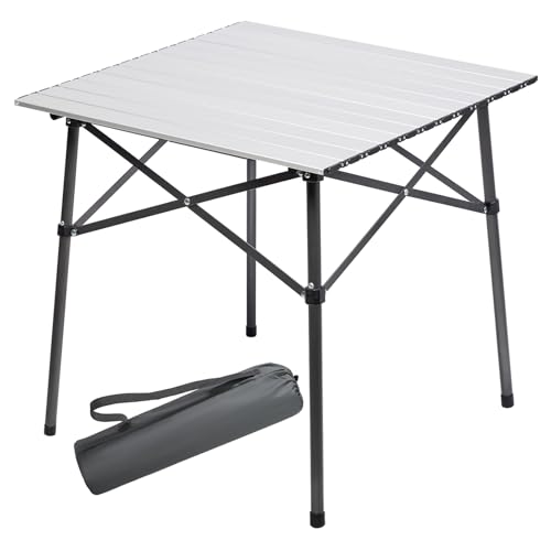 PORTAL Campingtisch klappbar Klapptisch Camping faltbar mit Aluminium...
