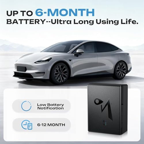 CXK GPS Tracker for Vehicles, Up to 6-Month Battery 4G LTE Tracker for Car with Strong Magnetic 90-Day Location History, Global Coverage Real-Time Tracker Device for Vehicles Subscription Needed - image 2