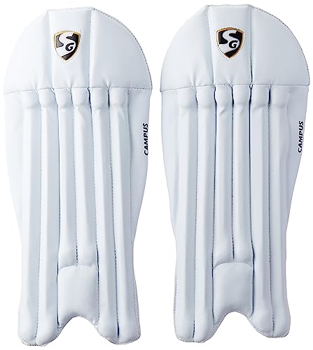 Image of SG Campus Wicket Keeping Leg Guards, Junior,PVC , Multicolour
