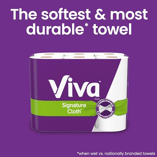 Image of Viva Signature Cloth Paper Towels, 12 Triple Rolls, 141 Sheets per Roll