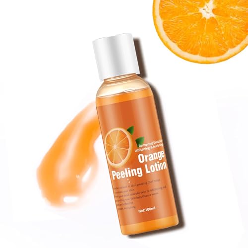 Loción Exfoliante de Corteza de Naranja | 100ml | Pelado Sin Aclarado | Para Rostro, Cuerpo y Zonas Delicadas | Poros Limpios