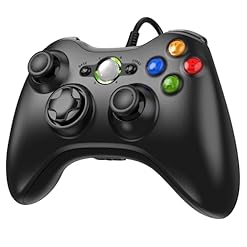 Diswoe Controller für PC Xbox 360, PC-kabelgebundener Controller mit USB Verbessertes Design Ergonomischer Kabelcontroller für Xbox 360 Slim und Windows XP/Vista/7/8/8.1/10/11