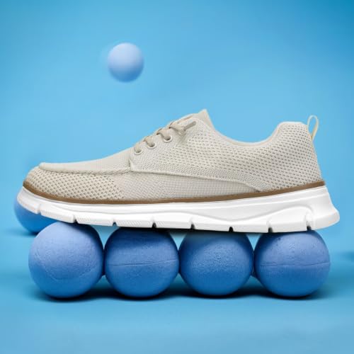 Image of Mens Casual Slip-on Loafers Shoes Non Slip Boat Shoes Sneakers Mesh Business Oxfords Work Driving Lightweight Comfortable Soft Sole Walking