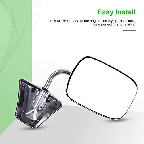 Scitoo Towing Mirrors Fit For Chevy/For Gmc Truck Driver Side And Passenger Side Set Plastic Manual Folding Mirrors (Pair) #TOP2