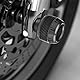 1 Paar Stoßschutz für Motorradgabel vorne aus Carbonfaser, Gabel Slider, Carbon-Faser-Motorrad-Vorderradgabel-Slider-Sturzschutz, CNC Aluminium Vorderradgabel Sturzpads Crash Protector