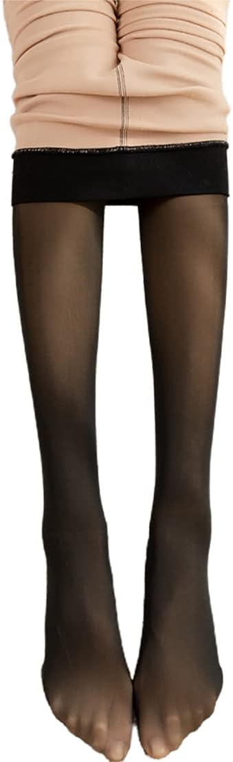 FEIFEI'S BOWWomen Magic Extra Thick Warm Winter Double Lined Stretch Thermal Fleece Tights