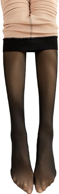 FEIFEI'S BOW Women Magic Extra Thick Warm Winter Double Lined Stretch Thermal Fleece Tights