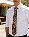 Bawnhaw Leopard Necktie for Women Men, 2.8 Inch Wide Skinny Novelty Animal Print Cheetah Tie for Party Business Wedding Party Casual Fashion