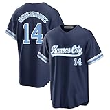 Custom Mens/Women/Youth Kansas City Navy Jac Caglianone Baseball Stitched T-Shirt for Sports Fan