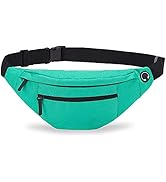 AuSion Large Fanny Pack for Women Waterproof Crossbody Bags with 3-Zipper Pockes Fashionable Runn...