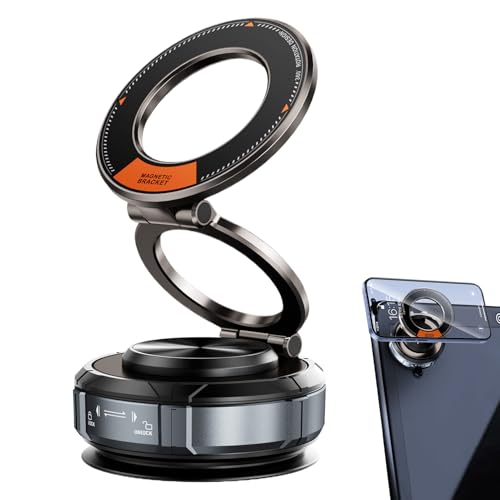 Support de téléphone portable pour voiture magnétique de tableau de bord rotatif