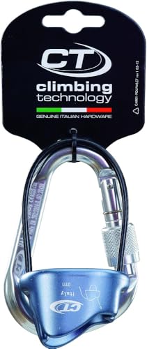 Climbing Technology Doble V-Kit, assicuratore discensore Unisex-Adulto, Blu, Taglia Unica