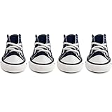 HPWFHPLF Dog Boots, Dog Shoes Sport Sneaker for Small Medium Large Dogs, Anti-Slip Paw Protectors for Hot Pavement (Size 8, Blue)