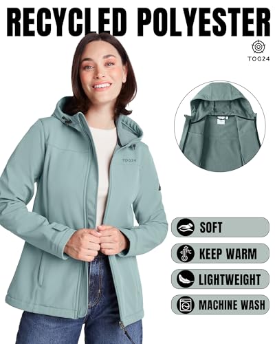 Veste softshell KELD coupe-vent imperméable femme veste randonnée active - 5