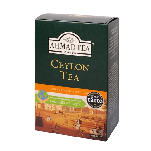 Ahmad Tea Ceylon Loose Leaf Black Tea – 500g Packet