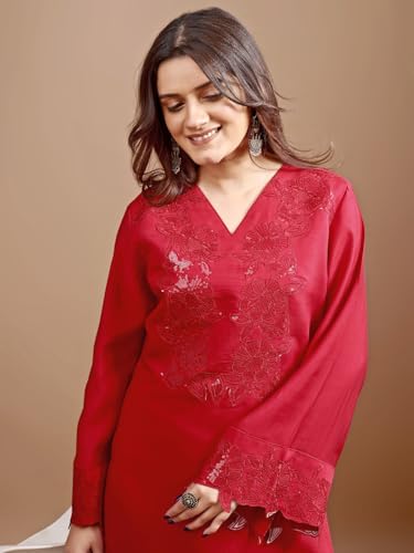 Image of Womanista Farshi Salwar Suit for Women| Farsi Kurta Set | Coord set