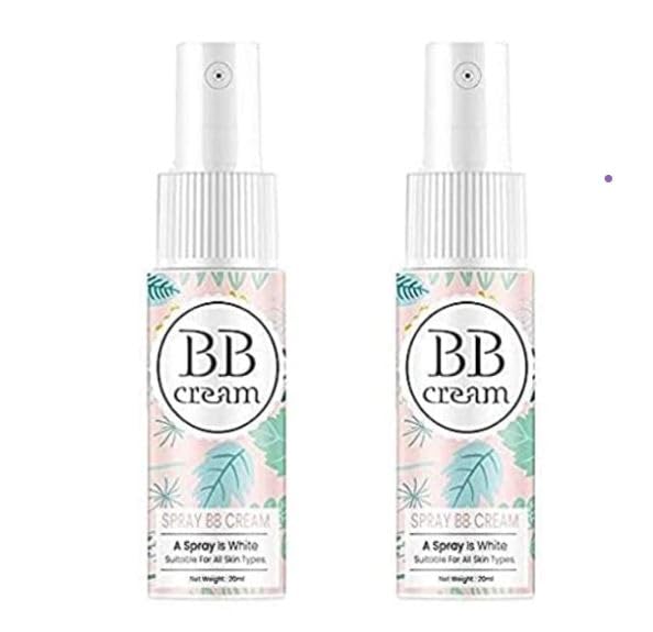 Flawless BB Spray – Lightweight Coverage, Skin Tone Correcting, and Smooth, Radiant Finish 20ml(Pack of 2)-image-21