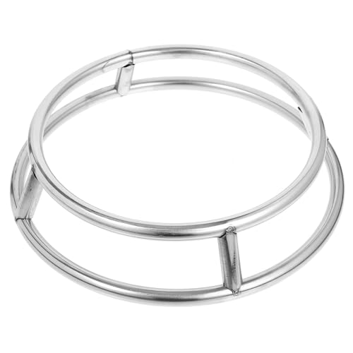 HAWILLOSCH ステンレス製耐熱鍋置き台 コンパクト鍋ラック 省スペース設計 安定支持 キッチン用多機能調理器具収納ラック