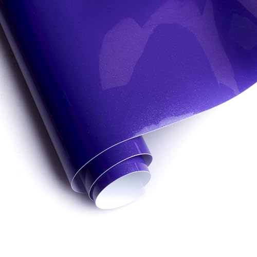 Image of Itsy Bitsy Vinyl Colour Changing Hot Dark Purple to Blue 12inchx2ft|for Home Kitchen, Cabinet Furniture,Oil Proof,Table Top,Wall,Car Wrap Sheet,Wallpaper, Waterproof Vehicle Sticker