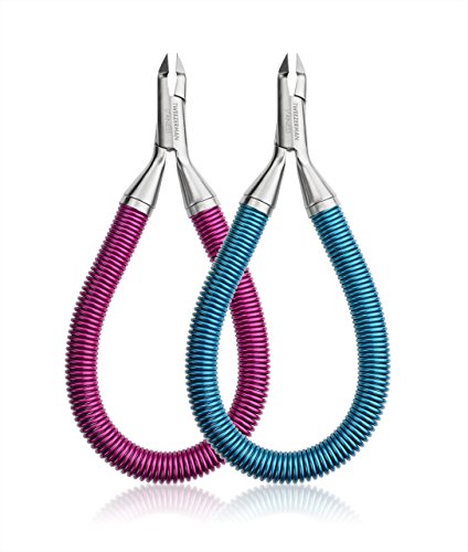 Tweezerman Spiral Spring Cuticle Nipper (Colors May Vary)