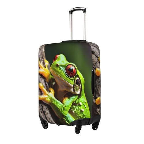 Tree Frog Baby Print Personalized Travel Luggage Cover With Zipper, Elastic Luggage Cover,For Daily Use2