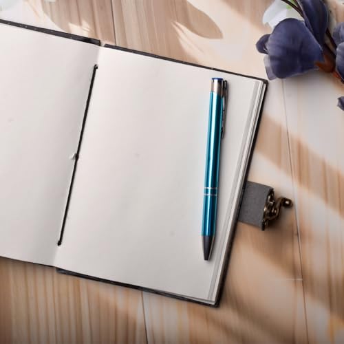 Image of Moon Phase Journal with Pen, Black Hardcover