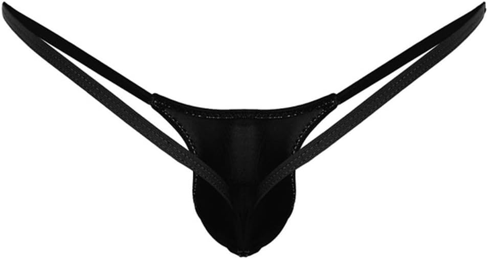 Men's Backless G-string V Back Sissies Tiny Thong Sexy Low Rise Thong 3 Pack - Image 3