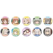 Girls & Panzer - A More Dangling Operation! 14 Scene Illustration Can Badge Complete Set, Box of 10