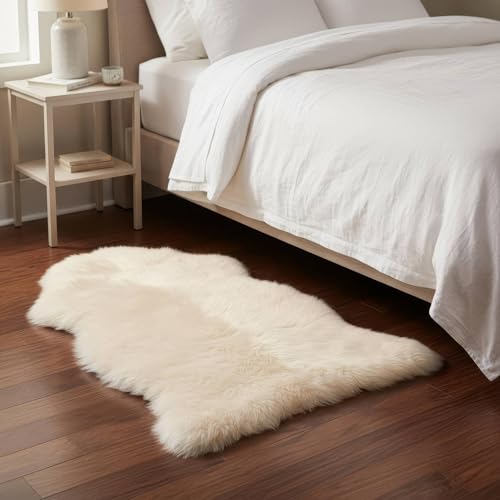 Premium Cream Sheepskin Rug