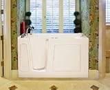 MediTub 26 x 53 x 38 Inch Walk In Soaker Bath Tub 2653LWS