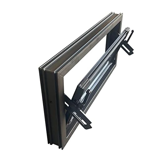 Kellerfenster braun 80 x 40 cm Einfachglas