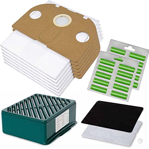 Staubsauger Sparset - 38 tlg. Set passend für Vorwerk Tiger 251-12 Staubsaugerbeutel + Filter + Duft - Bestleistung beim Saugen - Hochwertige Qualität