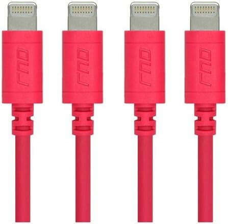 RND Power Solutions Apple MFi Certified Lightning USB Cable 4-Pack