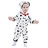 Doladola Rompers onesies jumpsuits, met capuchon, voor baby meisjes en jongens, met dierenprint, voor de herfst en…