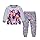 Ensemble 2 pièces Pyjama pour Garçons et Filles K-K pop Demon H-Hunters H-Huntrix T-Shirt et Pantalon vêtements de Nuit avec pour Enfants Pyjamas pour Filles Ensemble Halloween Carnaval Fête