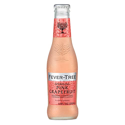 Fever-Tree Sparkling Grapefruit Glass Bottles, No Artificial Sweeteners Flavorings & Preservatives, 163.2 Fluid Ounce Each (Pack Of 24) #TOP3