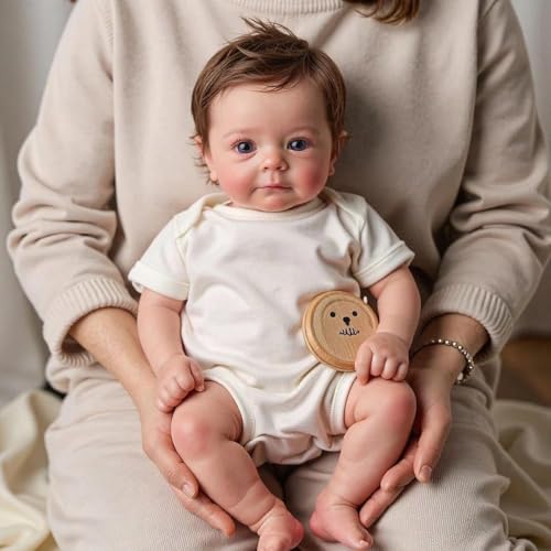 Muñeca Reborn Bebé Realista Silicone 19 pulg Angelbaby miniatura 2