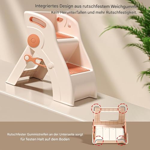 Marchepied bébé antidérapant réglable pour éviter les chutes au lavabo - 5