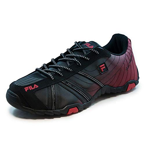 Fila Slant Summer 2.0, Tênis Masculino, Preto/Vermelho, 44