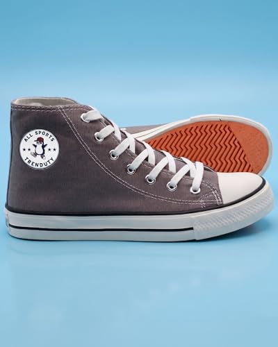 Image of Long High Top Canvas Men Sneakers