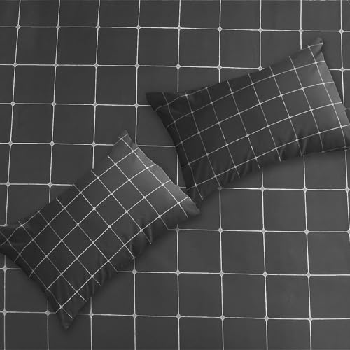 LAZZARO King Size Duvet Set, Non-Iron King Size Duvet Covers Bedding Sets, 3 Pcs with Zipper Closure 230 X 220 cm