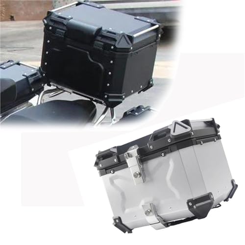 Sacoche latérale en aluminium 45L argent pour BMW F750GS et F850GS