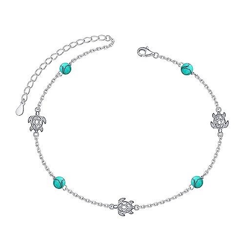 Image of Ladytree Bracelet for Women 925 Sterling Silver Cute Flying Bat /Blue Jay /Turtle /Bunny /Stingary /Octopus Charm Adjustable Bracelet Ocean Jewelry Gifts for Teen Girls Mother Wife Daughter Family