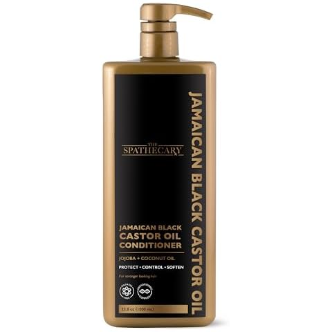 THE SPATHECARY Castor Conditioner, Naturally Nourishing with Jojoba, Coconut, Vitamin E and Argan, Hydrating and Restorative for Hair, Paraben and Sulfate Free, Cruelty Free 33.8 oz Cover