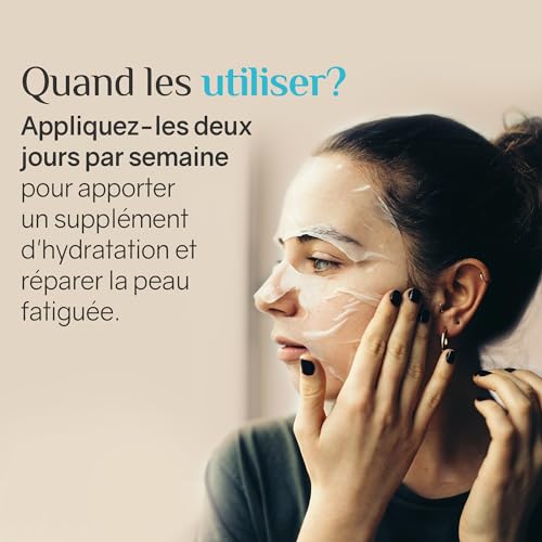 Ardaraz 5 Masques Visage Hydratants Acide Polyglutamique et Hyaluronique – vue 5