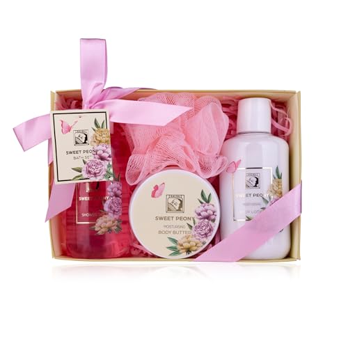 Imagen de Accentra Set de regalo SWEET PEONY en una bonita caja Set de 4 piezas con gel de ducha
