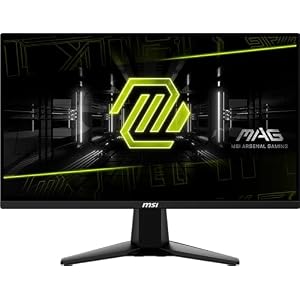 MSI MAG 255XFV 25-inch Gaming Monitor, 1920 x 1080 (FHD), 0.5ms Response Time, 250Hz, HDMI, DP Port, Tilt Adjustable