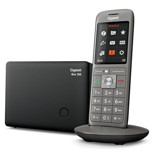 Gigaset CL660 Solo - Téléphone Fixe sans Fil - Gris Anthracite [Version Française]